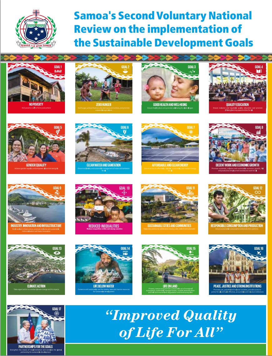 Samoa's Second Voluntary National Review on the Implementation of the Sustainable Development Goals