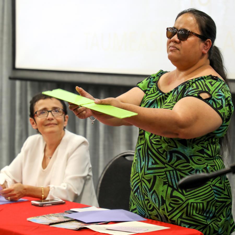President of SBPA Mataafa Faatino