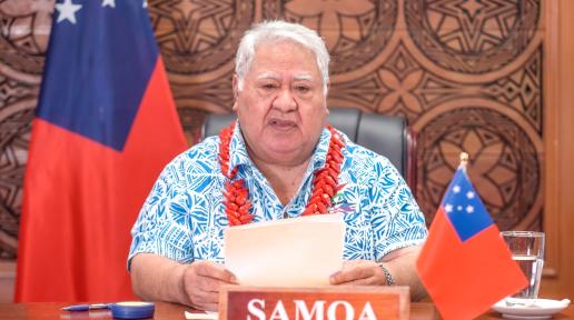 Honorable Prime Minister of Samoa, Tuilaepa Sailele Malielegaoi